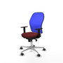 PIQUERAS Y CRESPO Silla de oficina Jorquera Granate y Azul