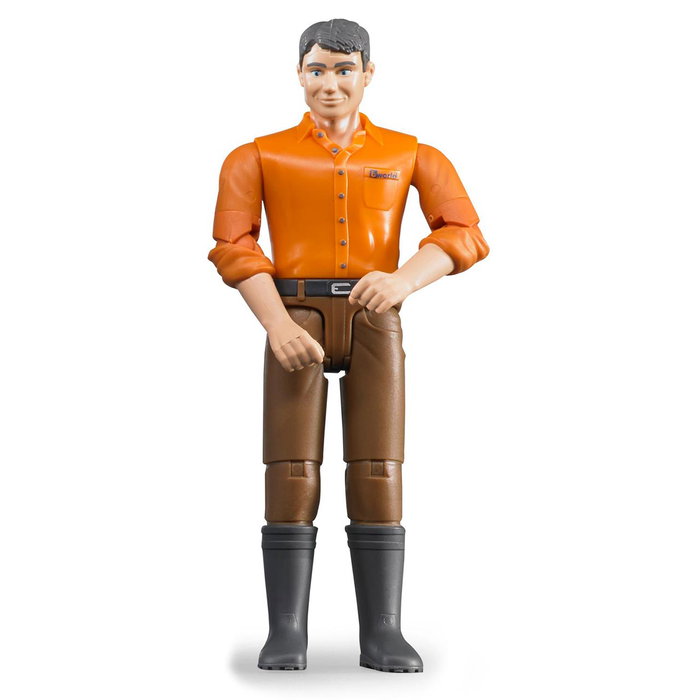 Figura Hombre Con Pantalón Marrón 60007 Bruder Figura Hombre Con Pantalón Marrón 60007 Bruder