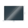 LEITZ Pizarra Cristal Magnética Cosy 80x60 cm Gris