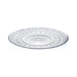 RCR Plato llano Medici, vajilla de vidrio, 26 cm de diámetro (Set de 4)