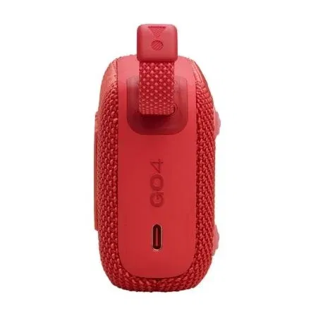 JBL GO4RED Altavoz Portátil Bluetooth 4.2W IP67 Rojo con Sonido JBL Pro Ultraportátil y 7h de Batería JBL GO4RED Altavoz Portátil Bluetooth 4.2W IP67 Rojo con Sonido JBL Pro Ultraportátil y 7h de Batería