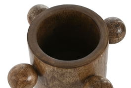 DKD Home Decor Jarron Balines Marron Mango 16 x 10 x 16 cm