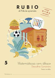 Cuaderno Rubio A4 Matematicas Con Abaco 5 - Descubre Camerun (7-8 Años) (Set de 5)