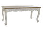 DKD Home Decor Mesa de Comedor Mango con Detalles de Pavo Real