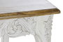 DKD Home Decor Mesa de Comedor Mango con Detalles de Pavo Real