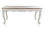 DKD Home Decor Mesa de Comedor Mango con Detalles de Pavo Real