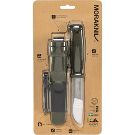 Morakniv Kansbol con kit de supervivencia verde