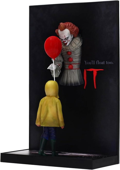 SD TOYS Figura Pennywise & George Poster IT