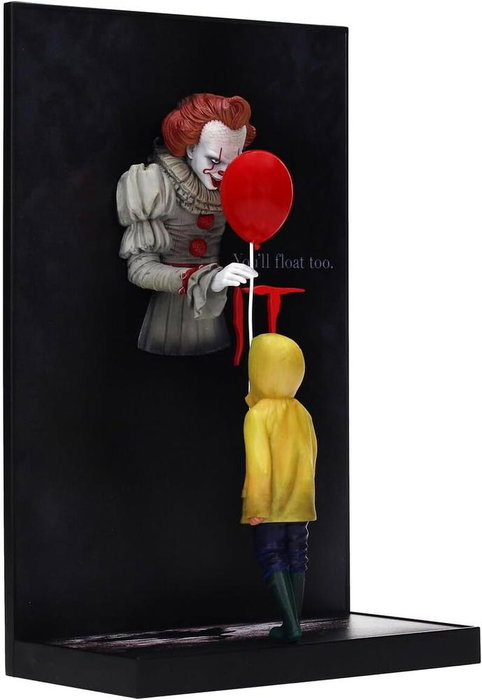 SD TOYS Figura Pennywise & George Poster IT