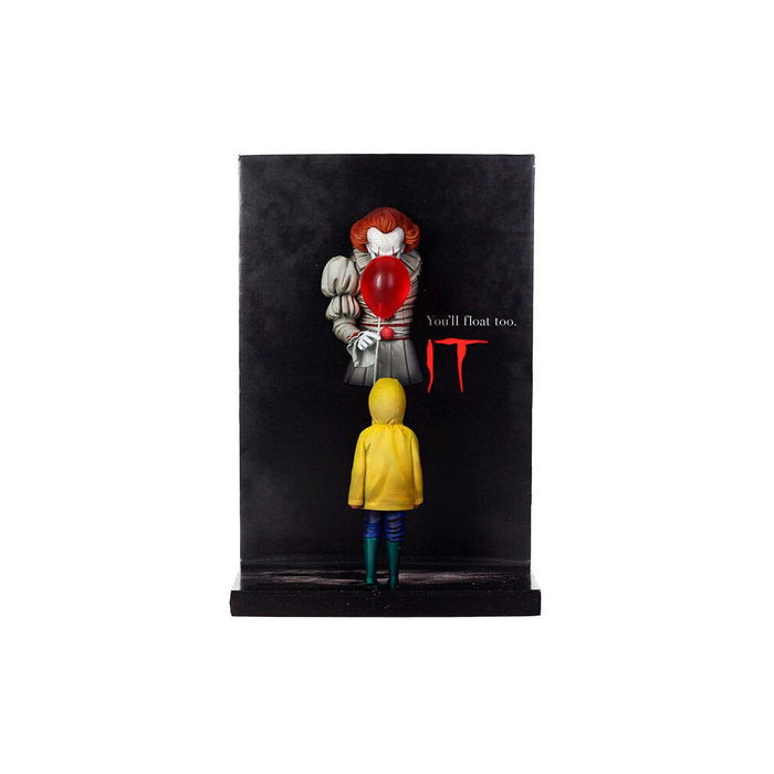 SD TOYS Figura Pennywise & George Poster IT