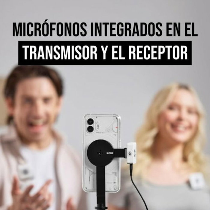RODE Wireless Me Dual Micrófono Inalámbrico Blanco para Cámaras, Smartphones y Ordenadores | Grabación de Sonido Profesional Fácil RODE Wireless Me Dual Micrófono Inalámbrico Blanco para Cámaras, Smartphones y Ordenadores | Grabación de Sonido Profesional Fácil