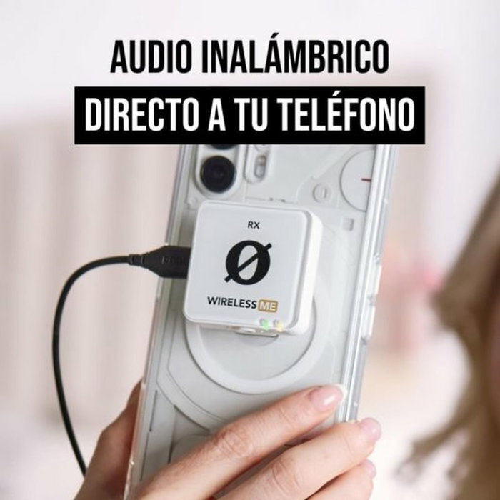 RODE Wireless Me Dual Micrófono Inalámbrico Blanco para Cámaras, Smartphones y Ordenadores | Grabación de Sonido Profesional Fácil RODE Wireless Me Dual Micrófono Inalámbrico Blanco para Cámaras, Smartphones y Ordenadores | Grabación de Sonido Profesional Fácil