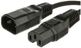 MicroConnect Cable de Extensión C14 - C15, 1m, para Servidor y PDU