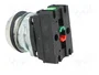 PROMET Interruptor de presión 30mm NC + NA negro
