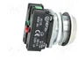 PROMET Interruptor de presión 30mm NC + NA negro