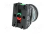 PROMET Interruptor de presión 30mm NC + NA negro