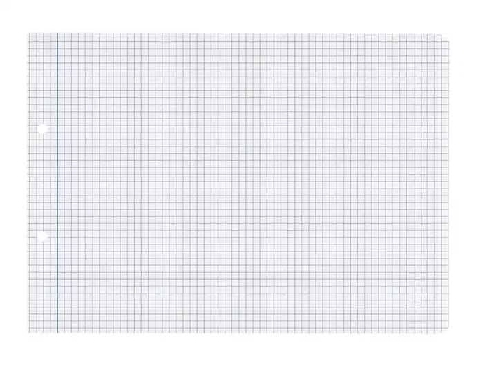 Liderpapel Recambio Cuarto Apaisado 100 Hojas 60g Cuadro 4 mm 2 Taladros con Margen
