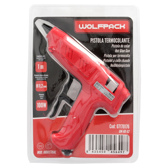 Wolfpack LINEA PROFESIONAL Pistola Termocolante Industrial 100 W / 11,5 mm