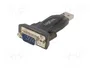 LogiLink AU0002F Adaptador USB 2.0 a RS-232 Negro