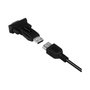 LogiLink AU0002F Adaptador USB 2.0 a RS-232 Negro