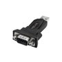 LogiLink AU0002F Adaptador USB 2.0 a RS-232 Negro