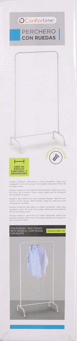 Confortime Perchero Con Ruedas 78 x 44.5 x 160 cm (6 Unidades)