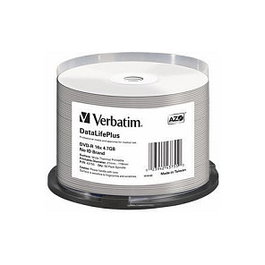 Verbatim DVD-R DataLifePlus 4,7 GB 16x Pack de 50