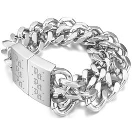 Police Pulsera de Acero Inoxidable Gris PEAGB0001705
