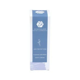 Schüssler Natur Cosmedics Age Protection Crema de Noche Antiedad 50 ml - Con Ácido Hialurónico, Sales Minerales Schüssler, Células Madre Vegetales y Extracto de Caléndula