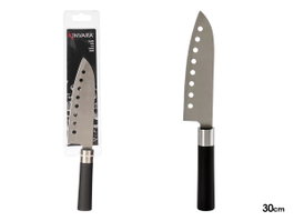 Kinvara Cuchillo de Acero con Agujeros y Mango Negro