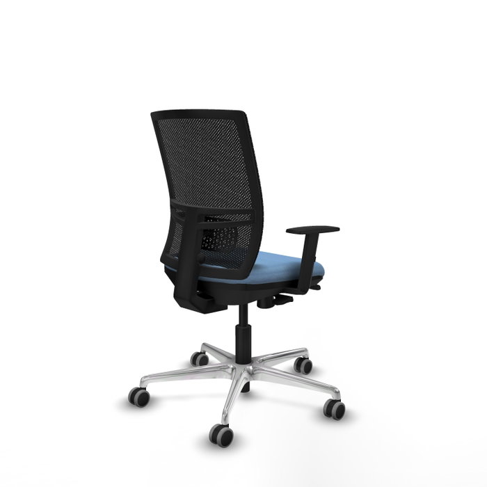 PIQUERAS Y CRESPO Silla de oficina Yunquera Azul cielo/Negro