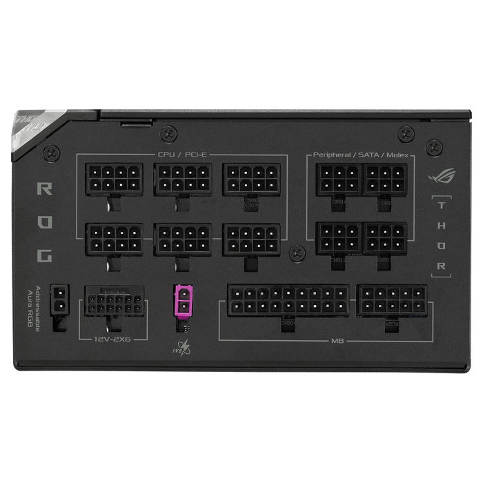 ASUS ROG -THOR-1200P3-GAMING 1200 W 80+ Platinum Negro ASUS ROG -THOR-1200P3-GAMING 1200 W 80+ Platinum Negro