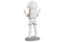DKD Home Decor Figura Astronaut girl Urban Blanco Rojo 7 x 20 x 9 cm (2 Unidades)