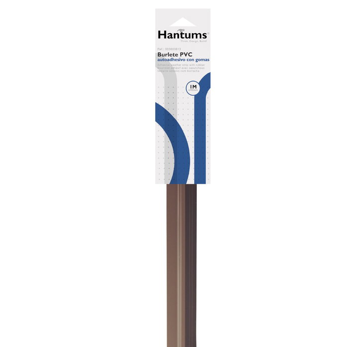 Hantums Burlete adhesivo con goma 1M Marrón Hantums Burlete adhesivo con goma 1M Marrón