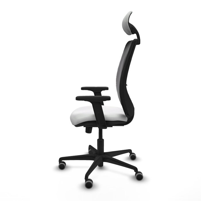 PIQUERAS Y CRESPO Silla de oficina Zulema con mecanismo Sincro, Blanco y Negro PIQUERAS Y CRESPO Silla de oficina Zulema con mecanismo Sincro, Blanco y Negro