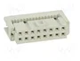 HARTING Conector IDC Hembra de 16 Pines Recto 2,54mm