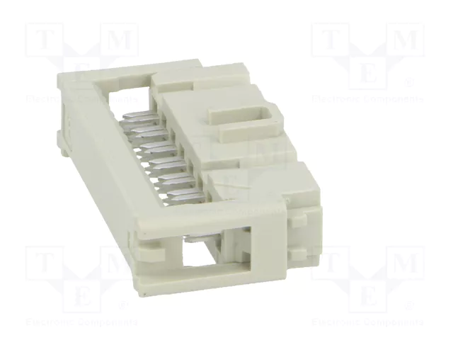HARTING Conector IDC Hembra de 16 Pines Recto 2,54mm