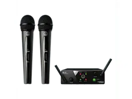 AKG Sistema Inalámbrico Uhf Vocal Band Us45A/C Con 2 Micrófonos Y Receptor