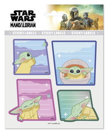 Grupo Erik Star Wars: The Mandalorian Etiquetas Autoadhesivas Premium Grogu