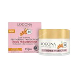LOGONA Crema Día Age Protection Reafirmante y Rosada - Tratamiento Antiedad - 50 Ml