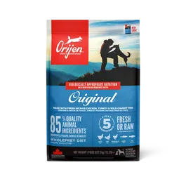 Orijen Canine Adult Original Comida para Perros de 2 kg con Pollo y Pavo Criados en Libertad