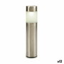 Baliza Ibergarden Plateado Acero Polipropileno 6 x 27 x 6 cm Carga solar (12 Unidades)
