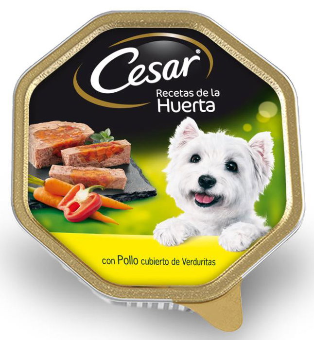 Cesar Clasicos Receta Huerta Caja de 14x150g Cesar Clasicos Receta Huerta Caja de 14x150g