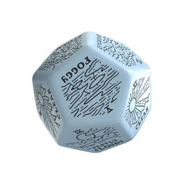 Viridian Jumbo dado Weather Generator Die D12 Azul