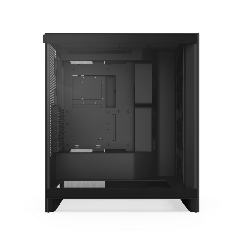 NZXT CM-H72FB-01 H7 Flow Midi Tower PC Caja, Negro, con 3 ventiladores frontales de 120mm