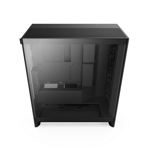 NZXT CM-H72FB-01 H7 Flow Midi Tower PC Caja, Negro, con 3 ventiladores frontales de 120mm