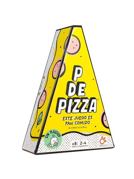 Pizza Party Juego de Mesa P de Pizza - Juego de Palabras y Agilidad Mental para Niños y Familias, Edad Recomendada 36 meses+, Idioma Español