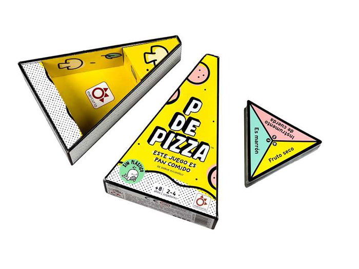 Pizza Party Juego de Mesa P de Pizza - Juego de Palabras y Agilidad Mental para Niños y Familias, Edad Recomendada 36 meses+, Idioma Español
