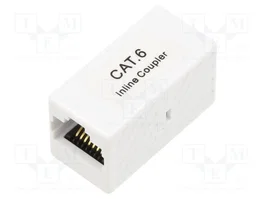 LogiLink Acoplador en línea RJ45 Cat.6 mini tipo sin blindaje