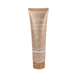 E'Lifexir Color Dren Gel 150 ml - Efecto Photoshop Instantáneo, Drenante y Estilizante para Piernas, Unifica el Tono y Da Color Dorado